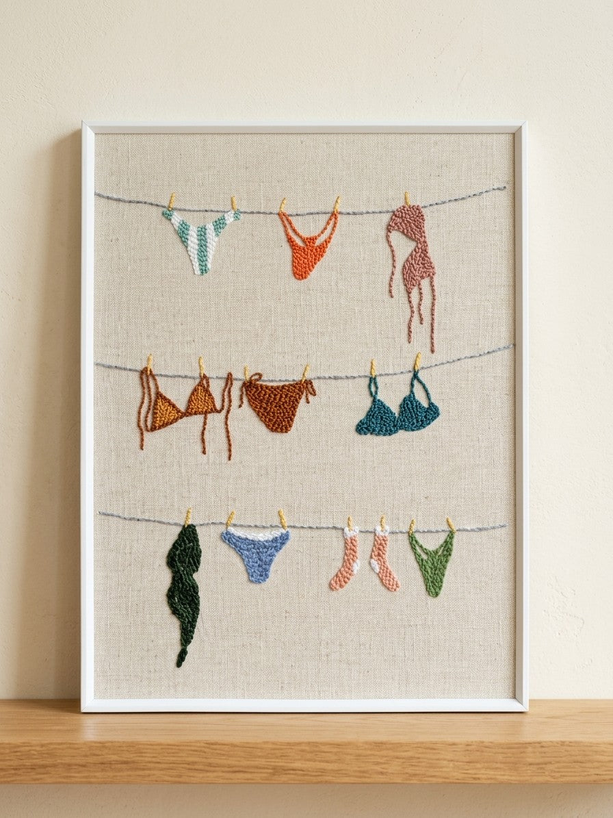 "Summer 2" - Punch needle frame
