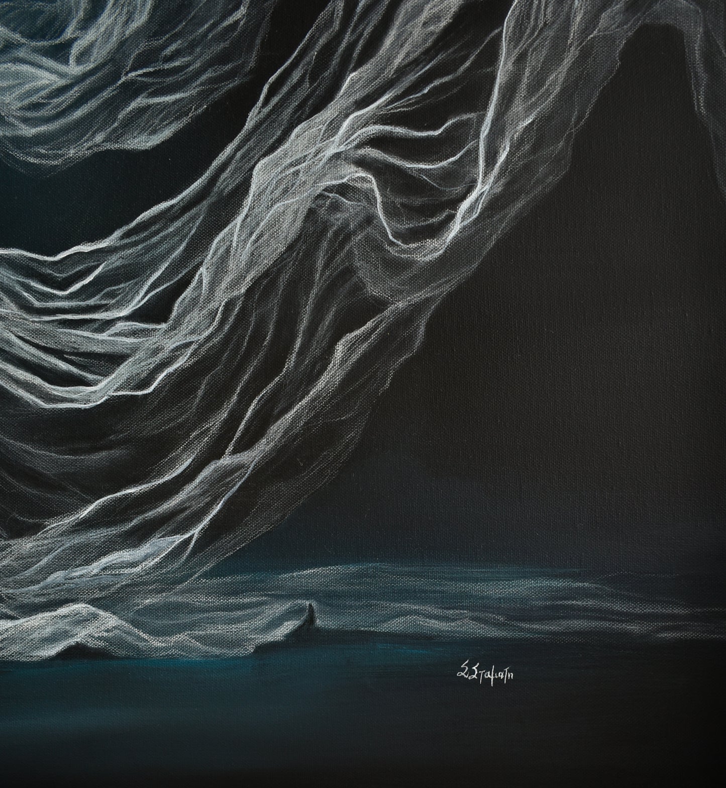 "Veil of Omission" - Original painting