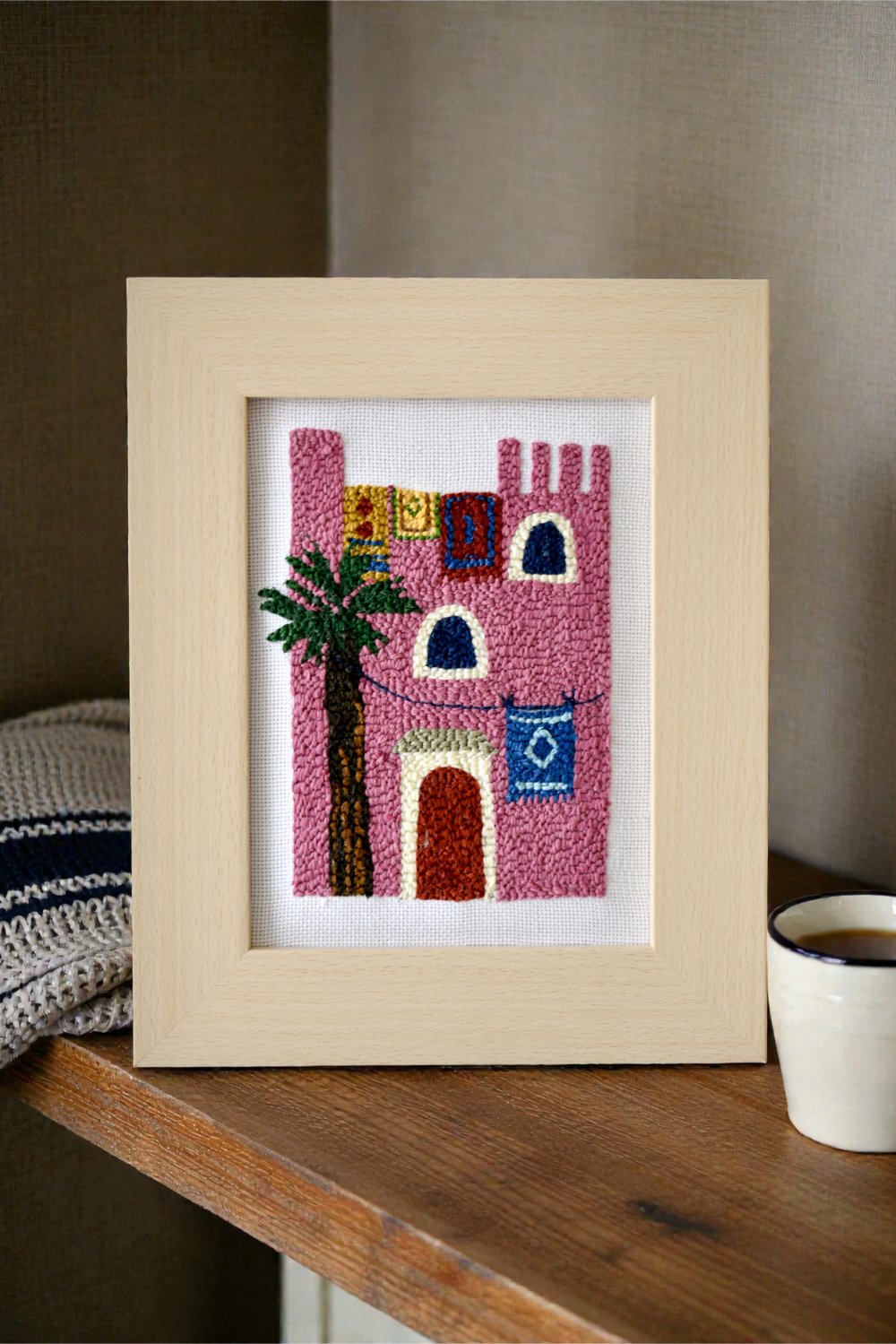 "Palm house"- Embroidery