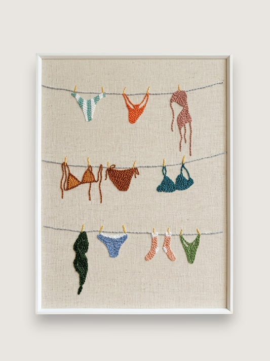 "Summer 2" - Punch needle frame