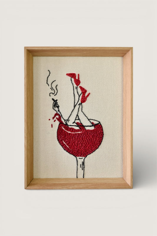 "After Hours"- Embroidery