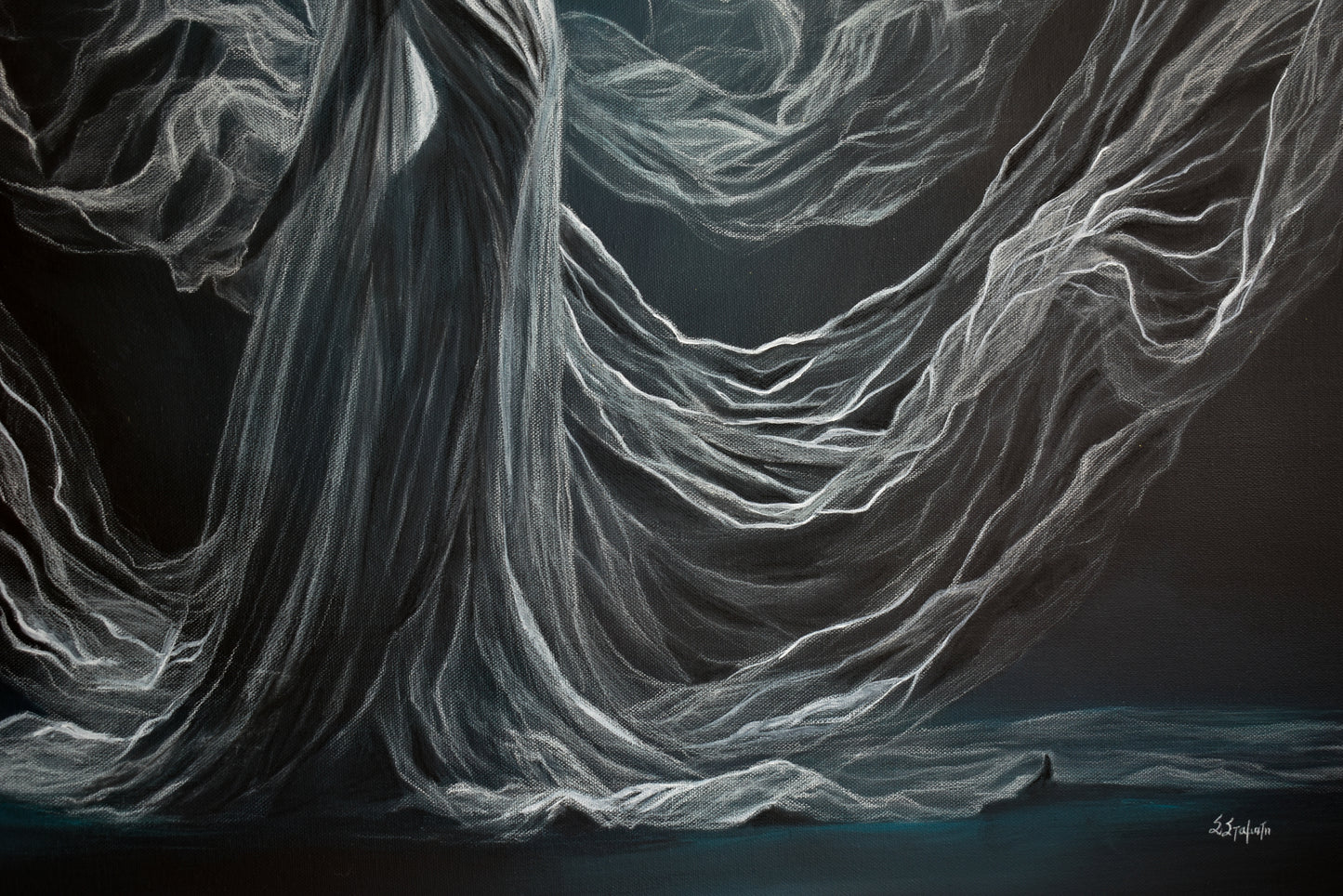 "Veil of Omission" - Original painting