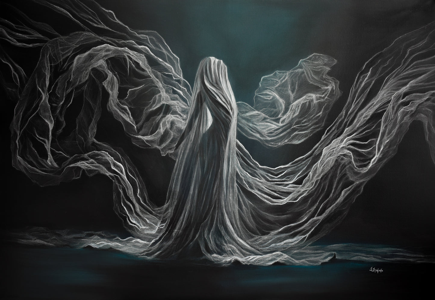 "Veil of Omission" - Original painting