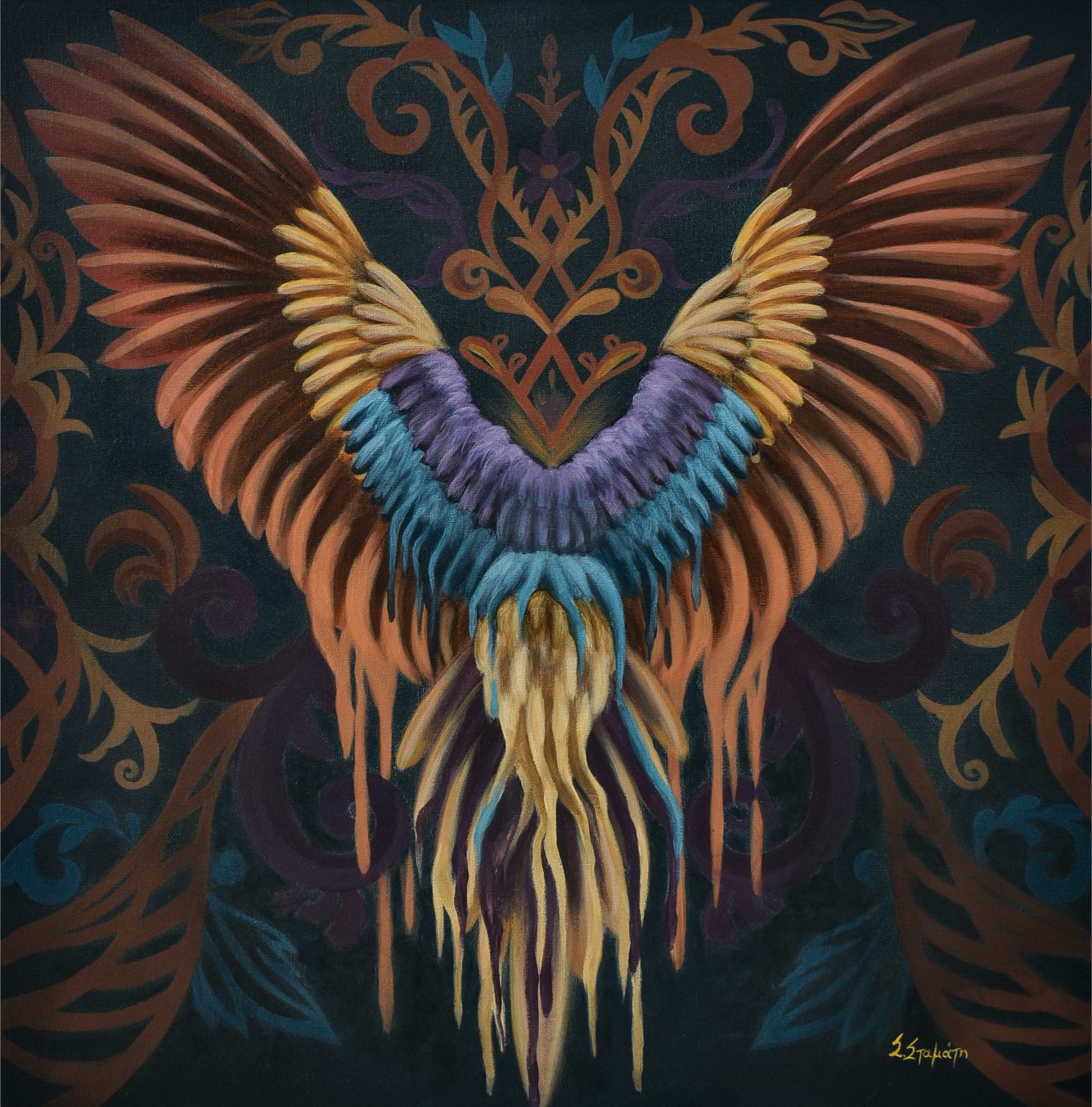 "Fall or Flight" - Original painting