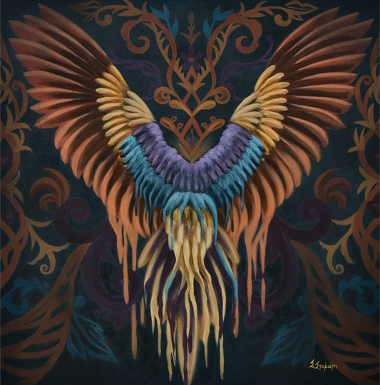 "Fall or Flight" - Original painting