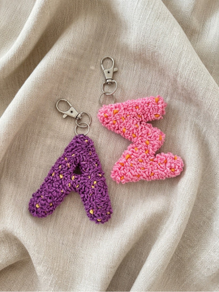 Monogram Letters - Punch needle