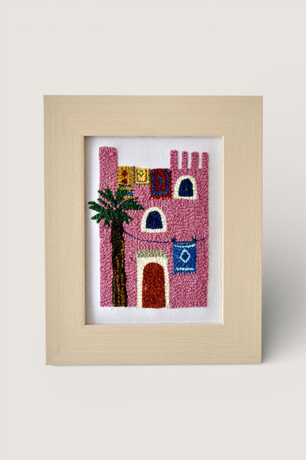 "Palm house"- Embroidery