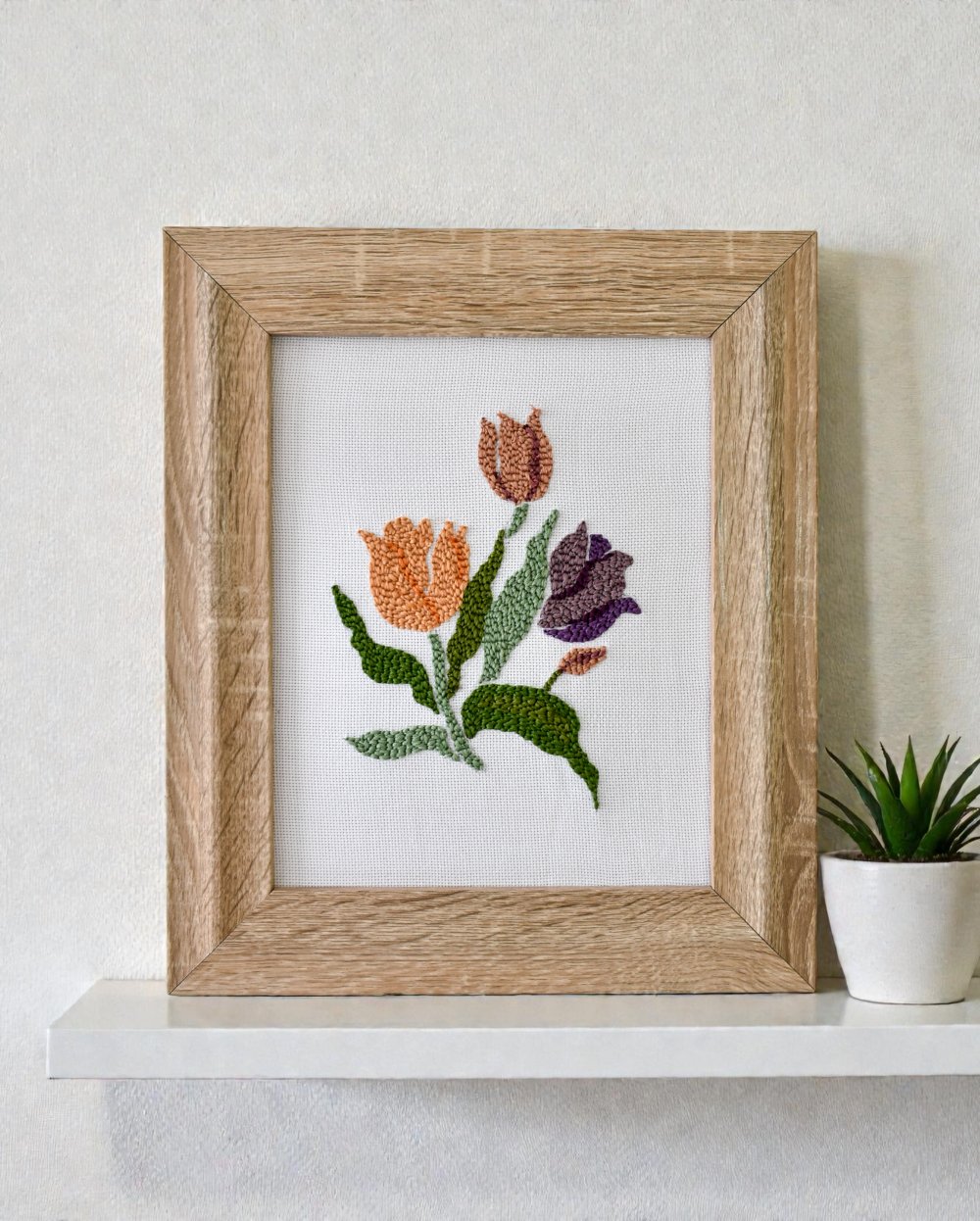 "Tulips"- Embroidery