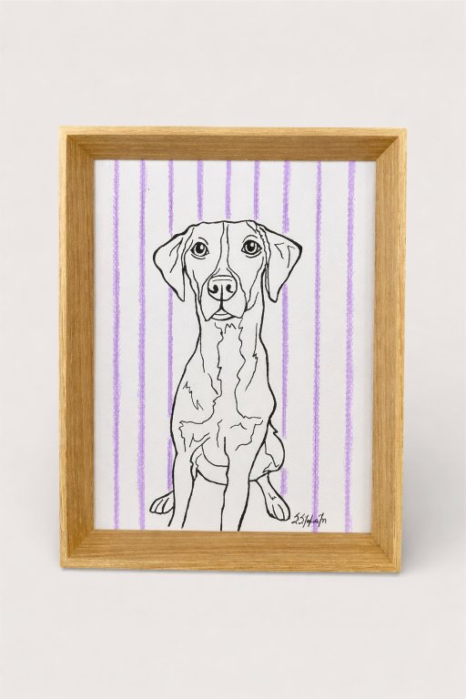 "Custom Pet Frame" - Handpainted